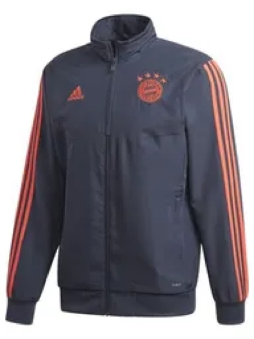 FC Bayern Munchen 2018-19 Adidas Pre-Match Jacket Navy Orange Telekom Size S NWT